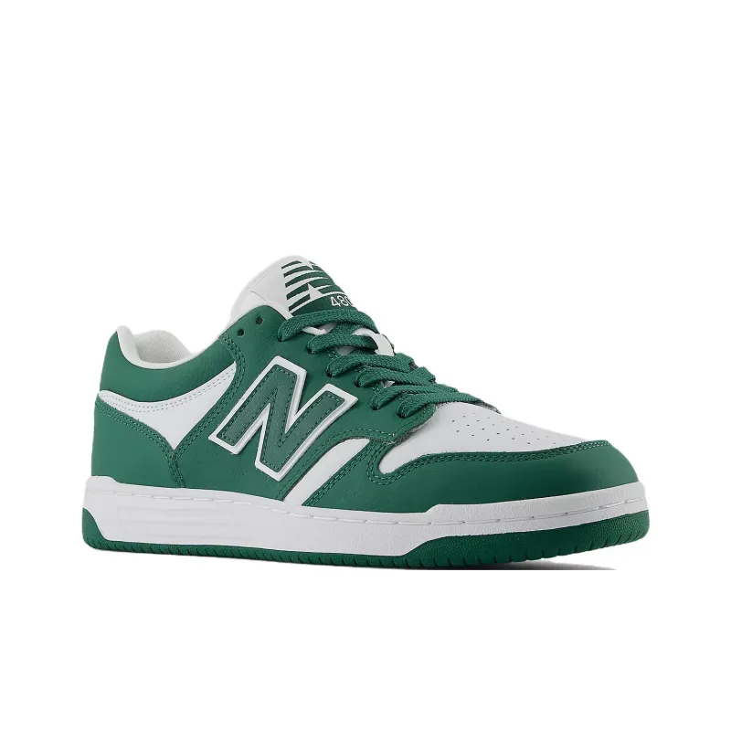 New Balance 480 Team Forest Green White-2