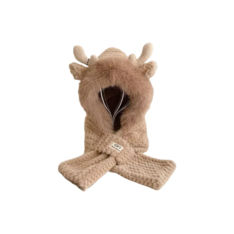 Under Cotton Polyester Blend Hoods & Plush Hats Women's-2