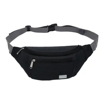 TINYAT Nylon Fanny Pack Regular Unisex Black/Gray/Blue/Green/Light Gray/Pink