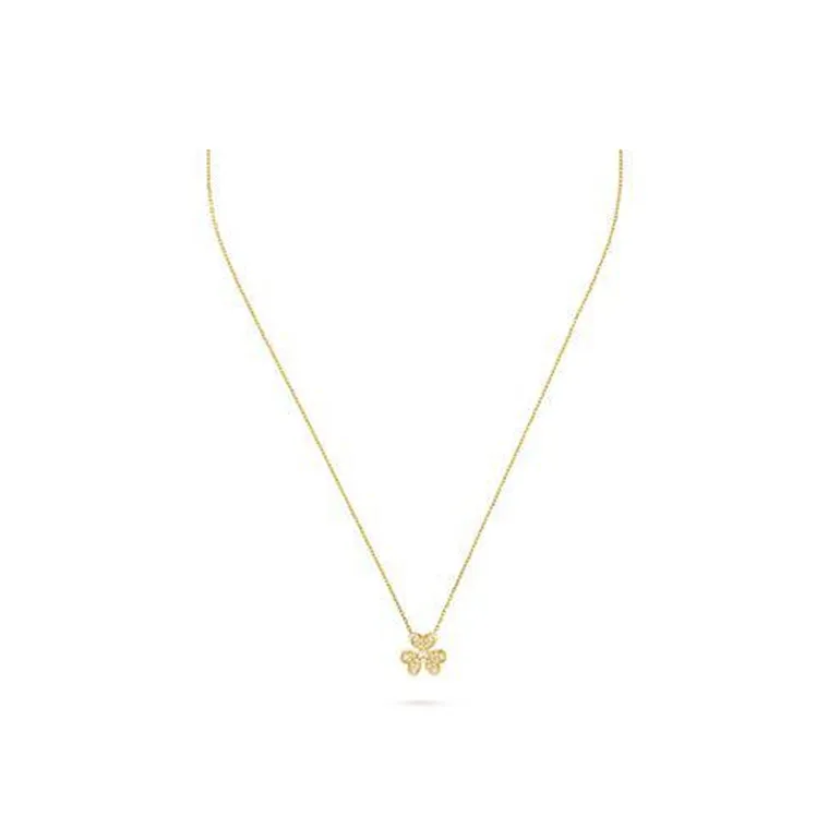 Van Cleef & Arpels Gold Diamond Necklaces Women's Gold-0