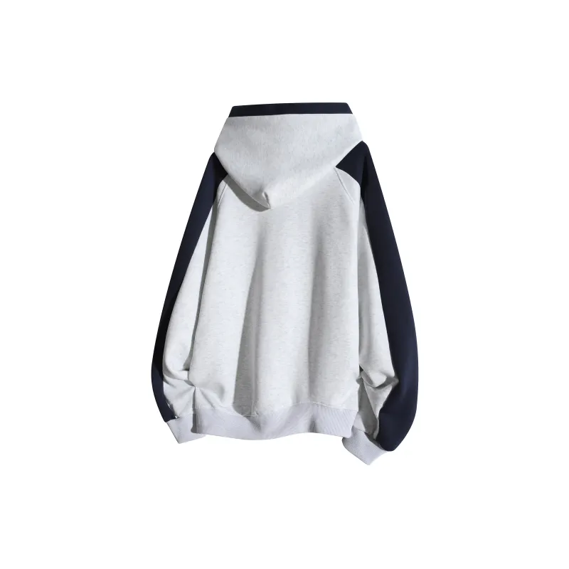 HOKLV Sweatshirt Unisex Light Blue & Navy Blue-3