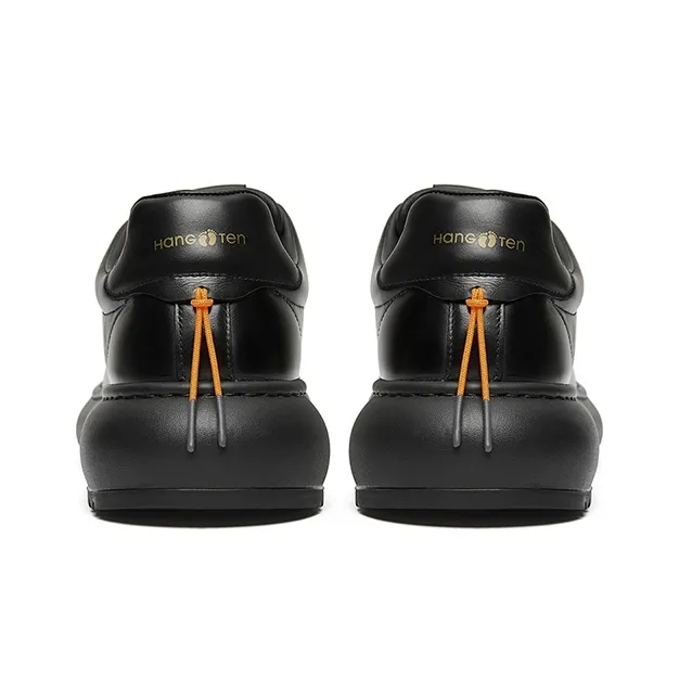HANG TEN Low Top Casual Shoes Men's Midnight Black Paste-4