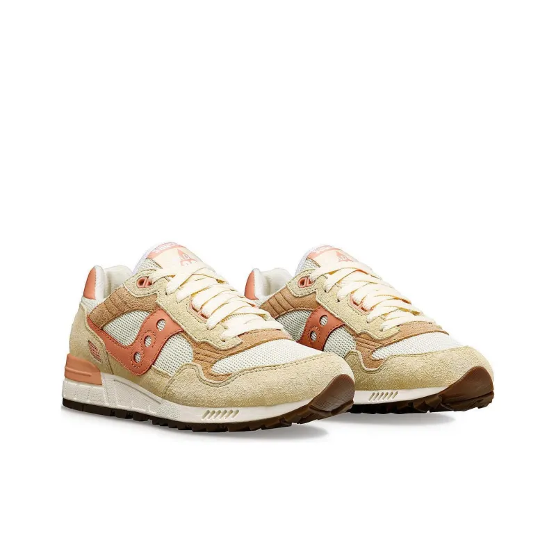 Saucony Shadow 5000 Anti Slip Wear Resistant Low Top Casual Running Shoes Unisex Khaki-2