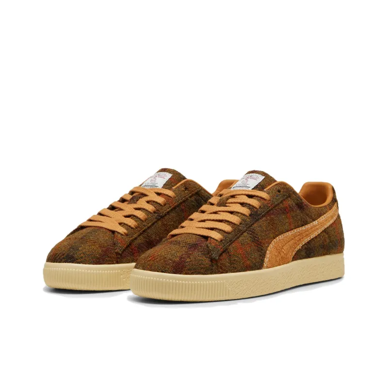 PUMA Clyde Harris Tweed Chamomile Caramel Latte-2