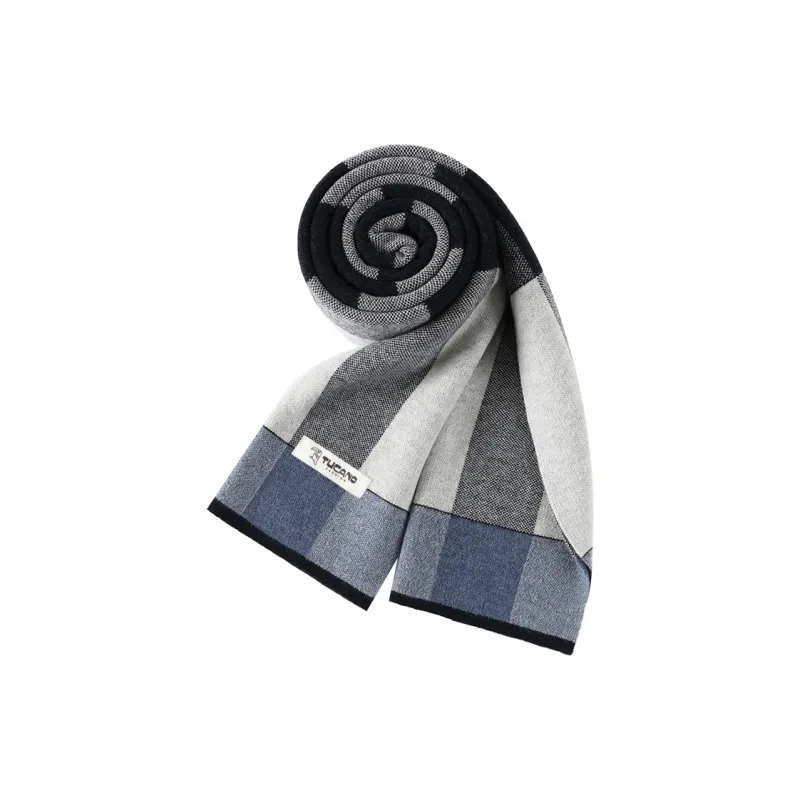 TUCANO Wool Knit Scarves Men's Black/Khaki/Light Gray/Camel-4