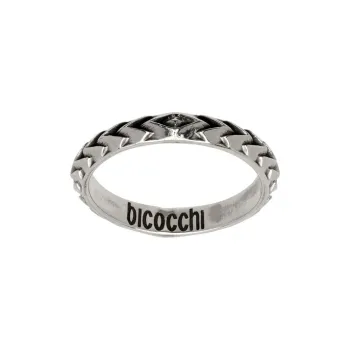 EMANUELE BICOCCHI 925 Sterling Silver Rings Men's Silver