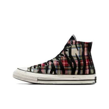 Converse Anti-Slip Wear-Resistant High-Top Canvas Shoes Unisex Black