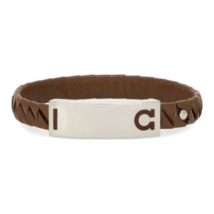 Ferragamo Gancini Leather Bracelet-2