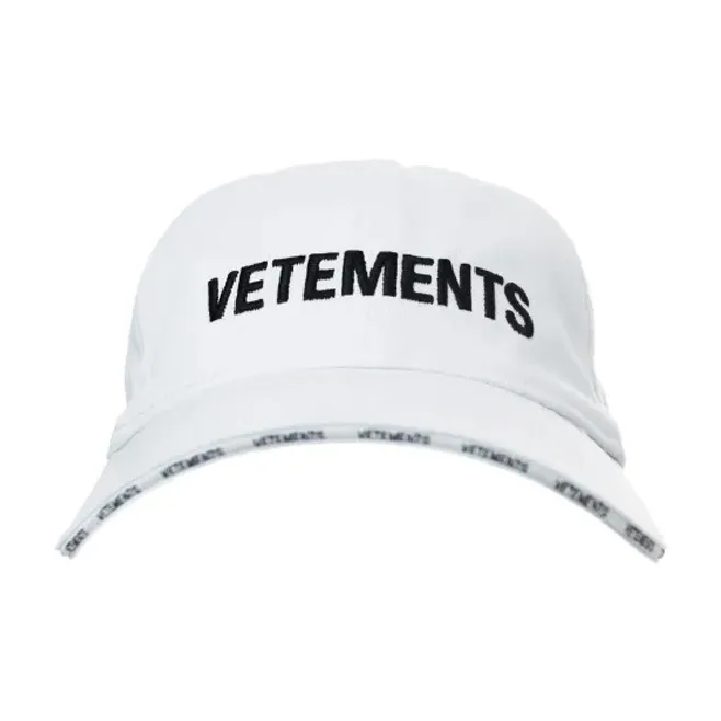 Vetements Logo Embroidered Baseball Cap-1