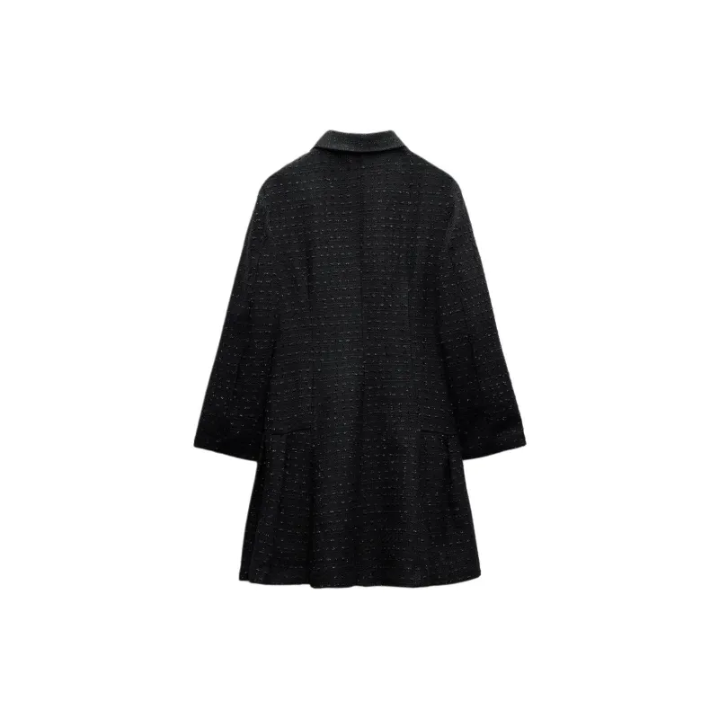ZARA Long Sleeved Dresses Women's Black-1