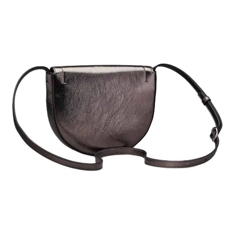CALVIN KLEIN PU Saddle Bag Shoulder Bag Crossbody Bag Regular Women's Bronze-1