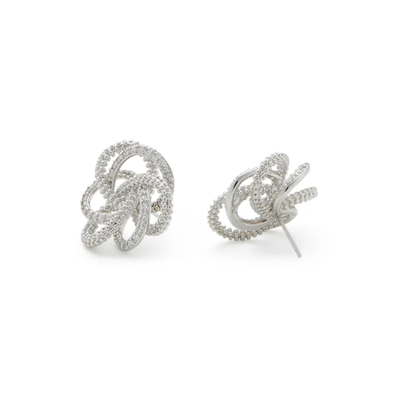 RSNY Gold Plated Copper Stud Earrings Women's-7
