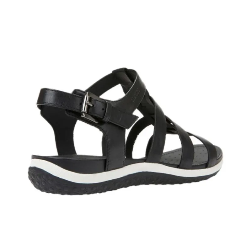 GEOX Vega Roman Sandals Women's Black-2