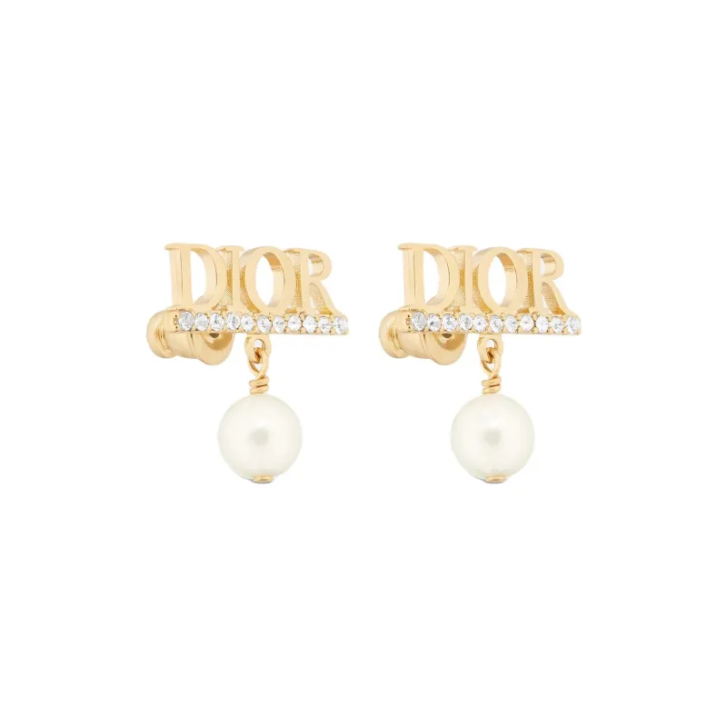DIOR Metal Earrings Women's Gold-1