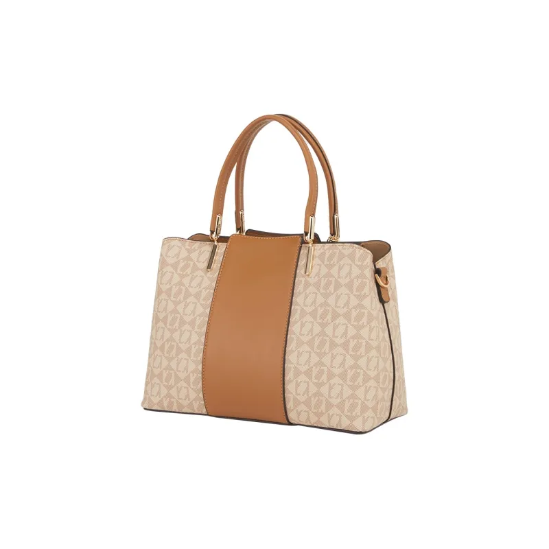 YEARCON Artificial Leather Tote Bag Shopping Bag Shoulder Bag Handbag Regular Women's Multicolor-7