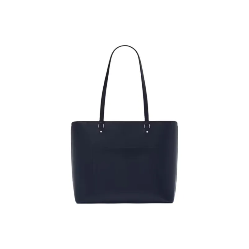 Kate Spade Cross-Patterned PVC Tote Bag Shopping Bag Shoulder Bag Handbag Large Size Women's Blue-2