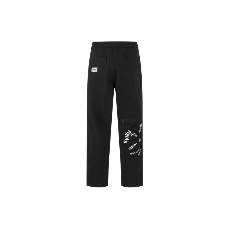 EVISU Casual Pants Men Black-1