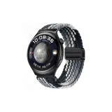 [Magnetic Clasp-Woven Loop]Dark Chocolate-Black Buckle