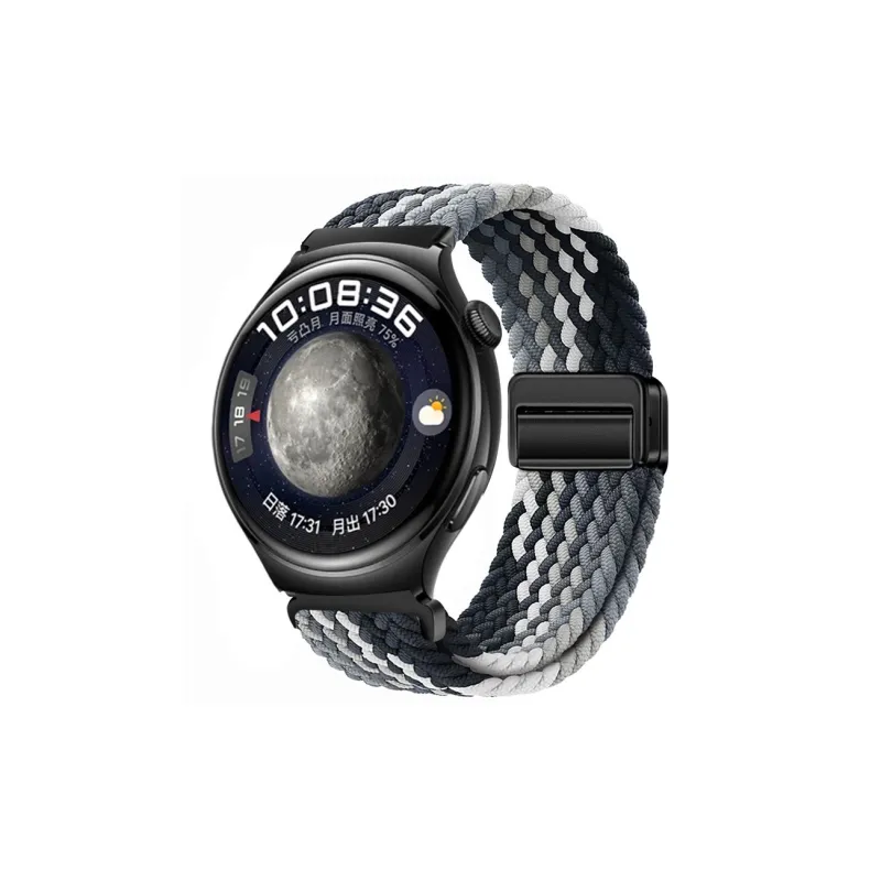 Watchbond Compatible With Huawei GT5 Huawei Compatibility Watch Band 18/20/22mm Nylon Material-22