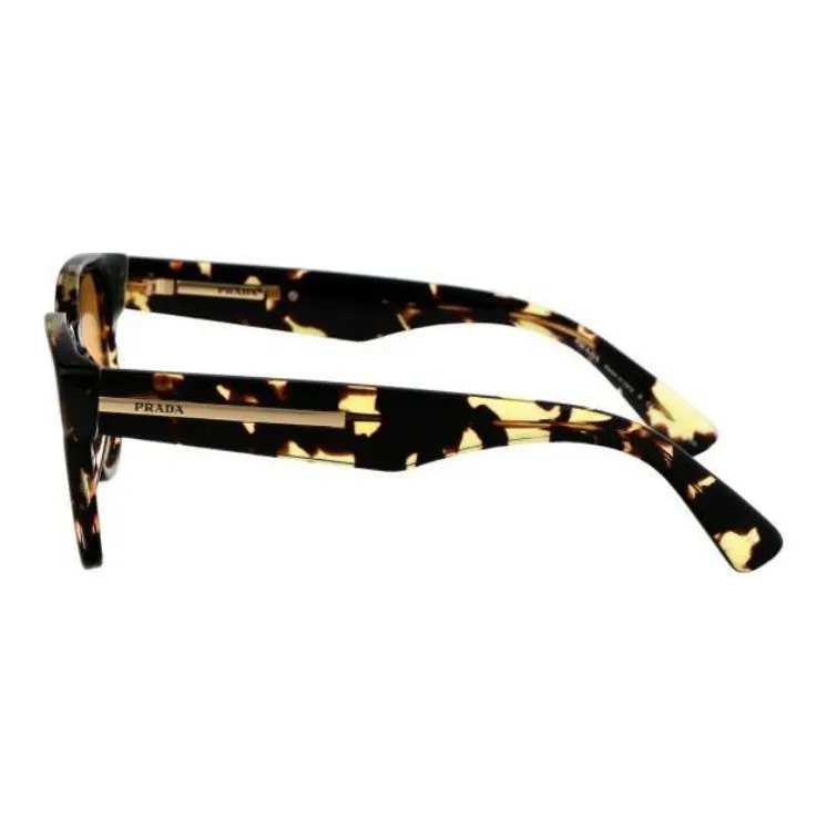 PRADA Acetate Square Sunglasses Men's Black-2