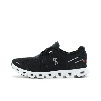 On Cloud 5 Anti Slip Wear Resistant Low Top Casual Running Shoes Women's Black