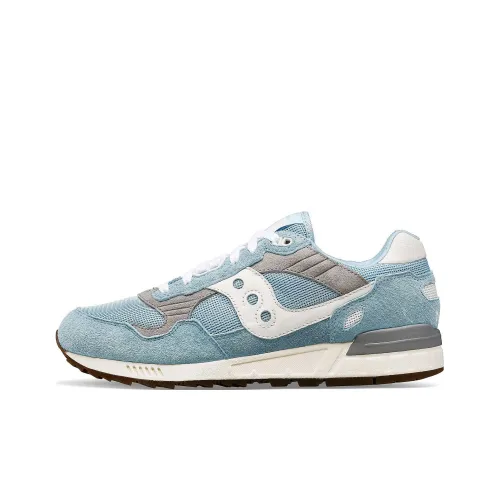 Saucony Shadow 5000 Anti Slip Wear Resistant Low Top Running Shoes Unisex Light Blue