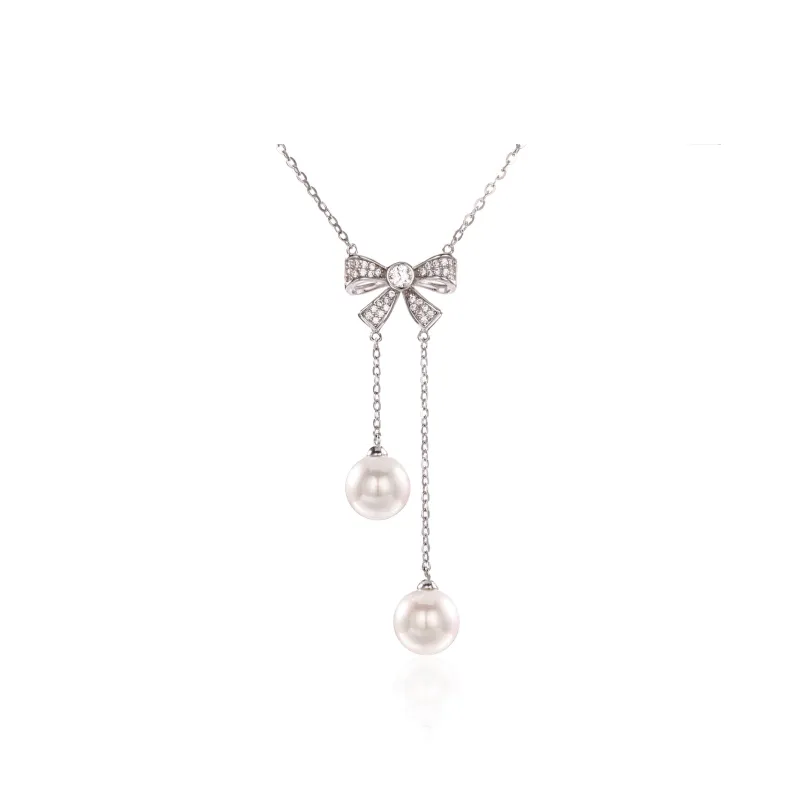 Golden Linmen S925 Silver Necklaces Women's-0