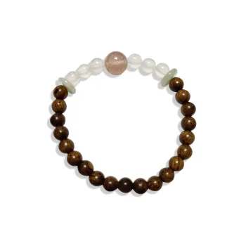 BNNYW Golden Sandalwood Bracelets Unisex