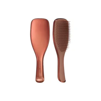 Tangle Teezer Luxury Style White Gold Hair Straightening Brush Portable And Easy To Use