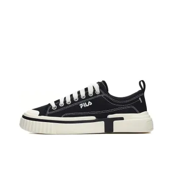 FILA LOOP Anti Slip Wear Resistant Low Top Skateboard Shoes Men's Black