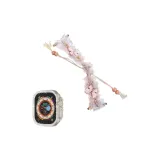 Plush Woven Drawstring[Pink Butterfly]Transparent Single Diamond Hollow Shell