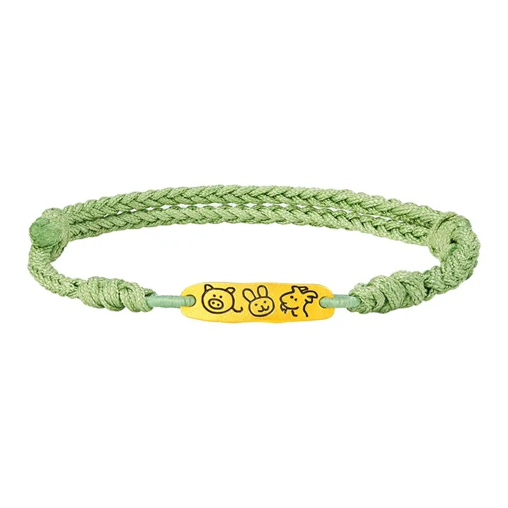 CHJ JEWELLERY Gold Bracelet Unisex-14