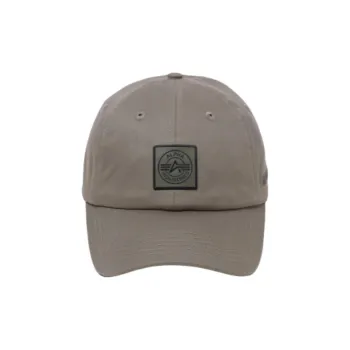Alpha Industries Cotton Baseball Caps Unisex Brown Gray