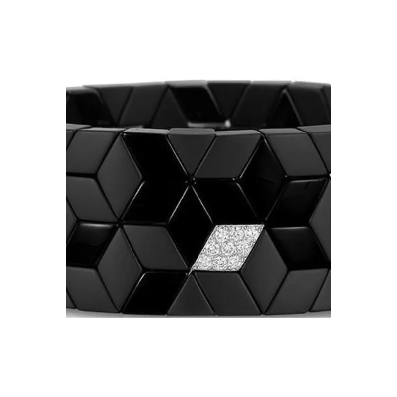 Roberto Demeglio Ceramic Stretch Diamond Bracelet-1