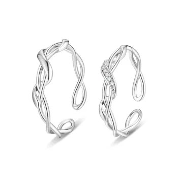 SOFTDORA 999 Fine Silver Rings Unisex