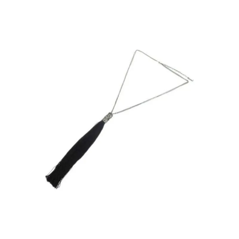SAINT LAURENT Canvas Necklaces Men's Black-1