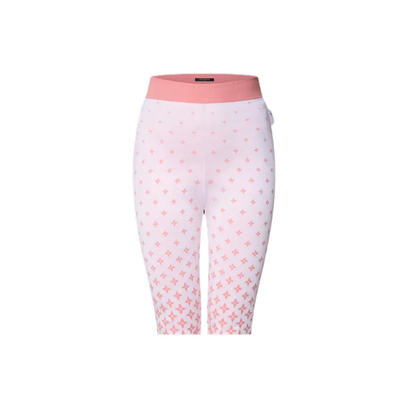 LOUIS VUITTON Ombré Monogram Silk Knit Leggings-3