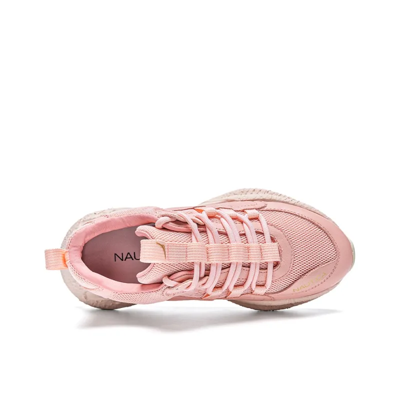 NAUTICA Anti Slip Wear Resistant Low Top Chunky Sneakers Women's Pink-3