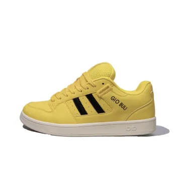 MXGM Anti Slip Wear Resistant Lightweight Breathable Height Increasing Low Top Skateboard Shoes Unisex Bumblebee