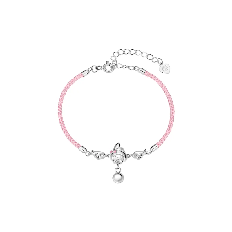 TIDECOLOR Melodi S925 Silver Bracelets Women's Silver Pink-1