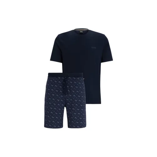 HUGO BOSS Casual Sportswear Men Blue