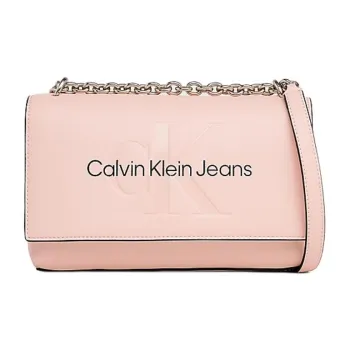 CALVIN KLEIN PU Portable Crossbody Bag, Shoulder Bag Women's Light Conch Pink