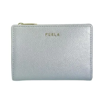 Furla Leather Wallet Women's Silver