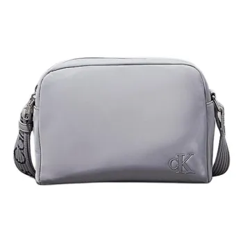 CALVIN KLEIN Polyester Shoulder Bag, Crossbody Bag Women's Gray