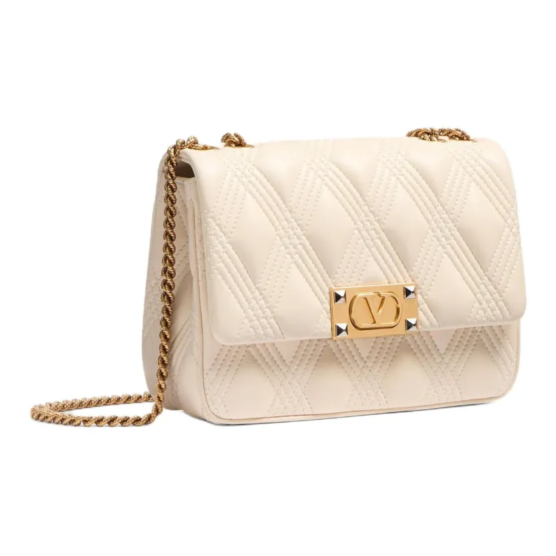 Valentino Garavani Rockstud Foldover Top Shoulder Bag-1