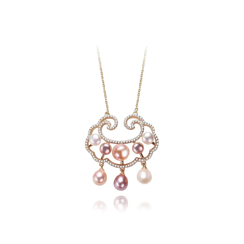 Taste The Color Freshwater Pearl Necklaces Women's-0