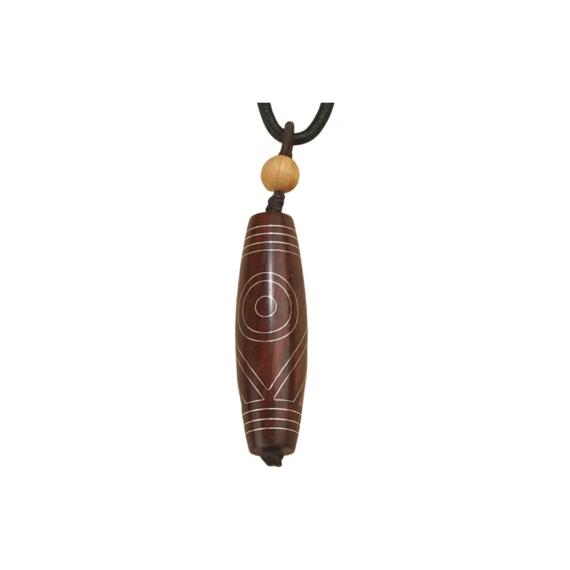 Kai Zhen Rosewood Precious Wood Pendants Unisex-5