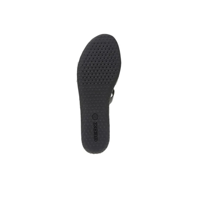 GEOX Vega Roman Sandals Women's Black-5