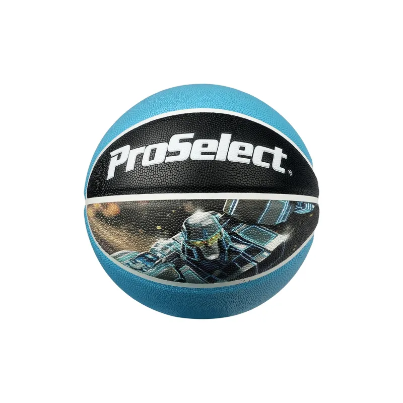 ProSelect x Transformers PU Basketball Blue Black Size 5 Ball Training Kids'-1
