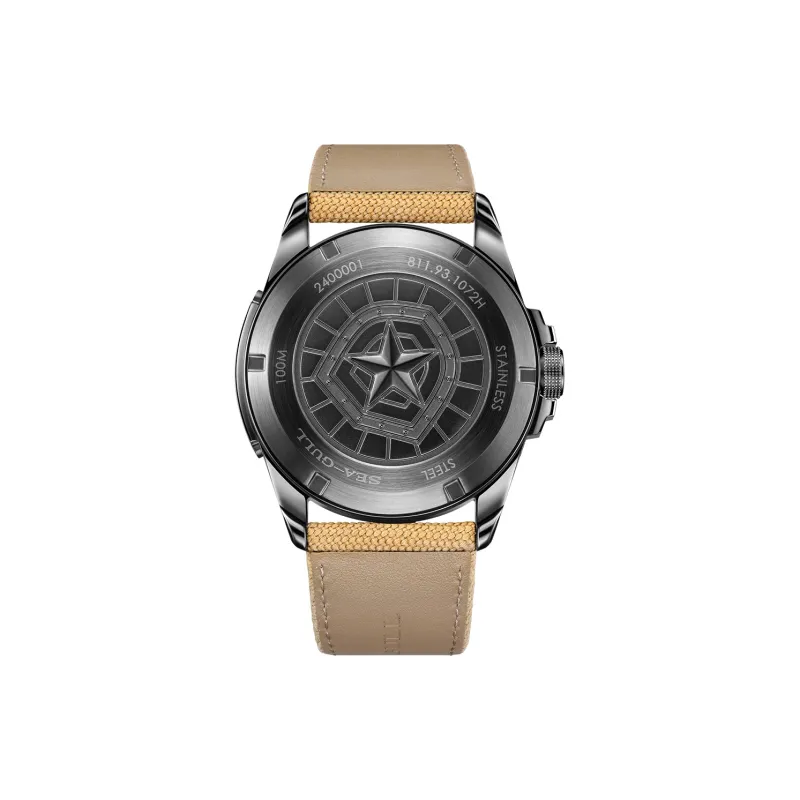 Sea Gull Ocean Automatic Mechanical Movement Nylon Strap Watch Men's Watches Green Dial-4